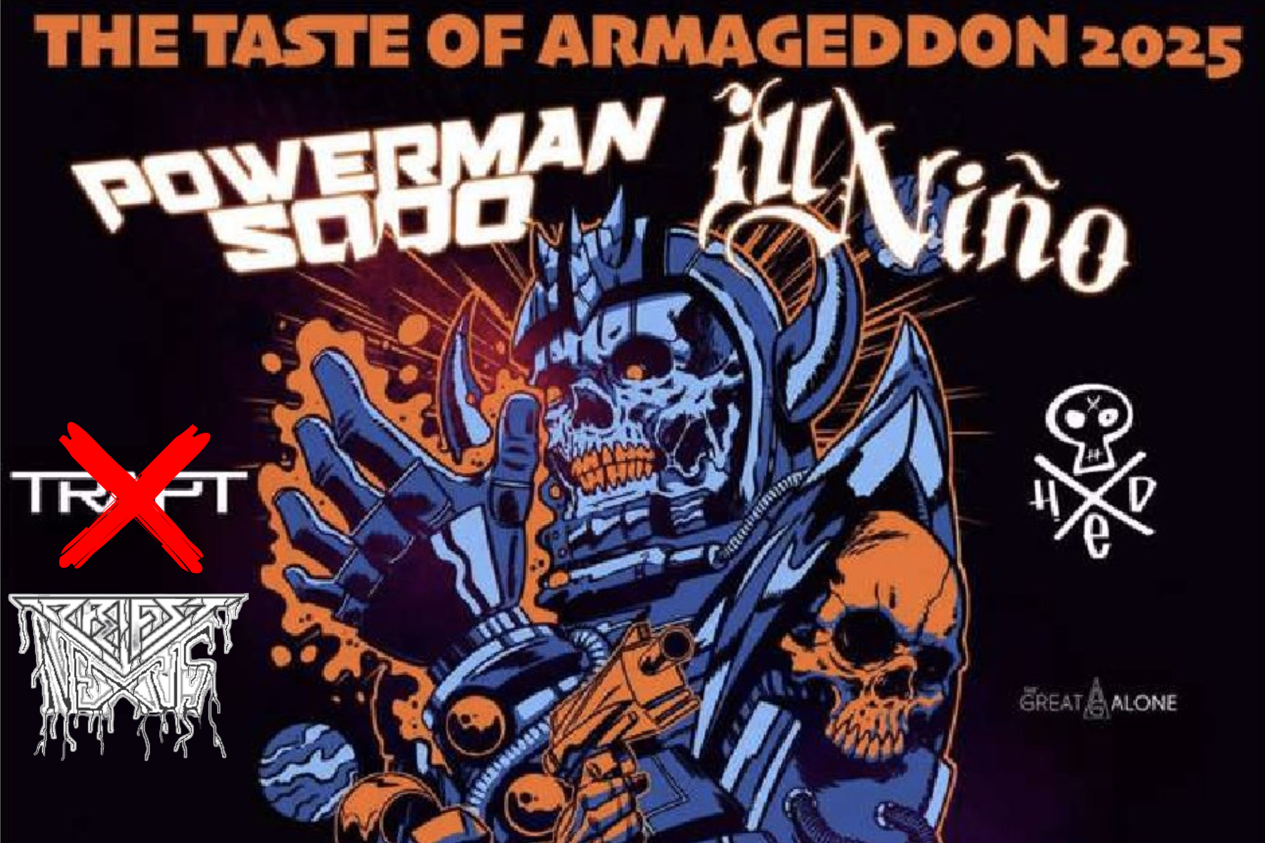 Trapt Have Backed Off, Will Not Take On, Powerman 5000 x Ill Niño Tour