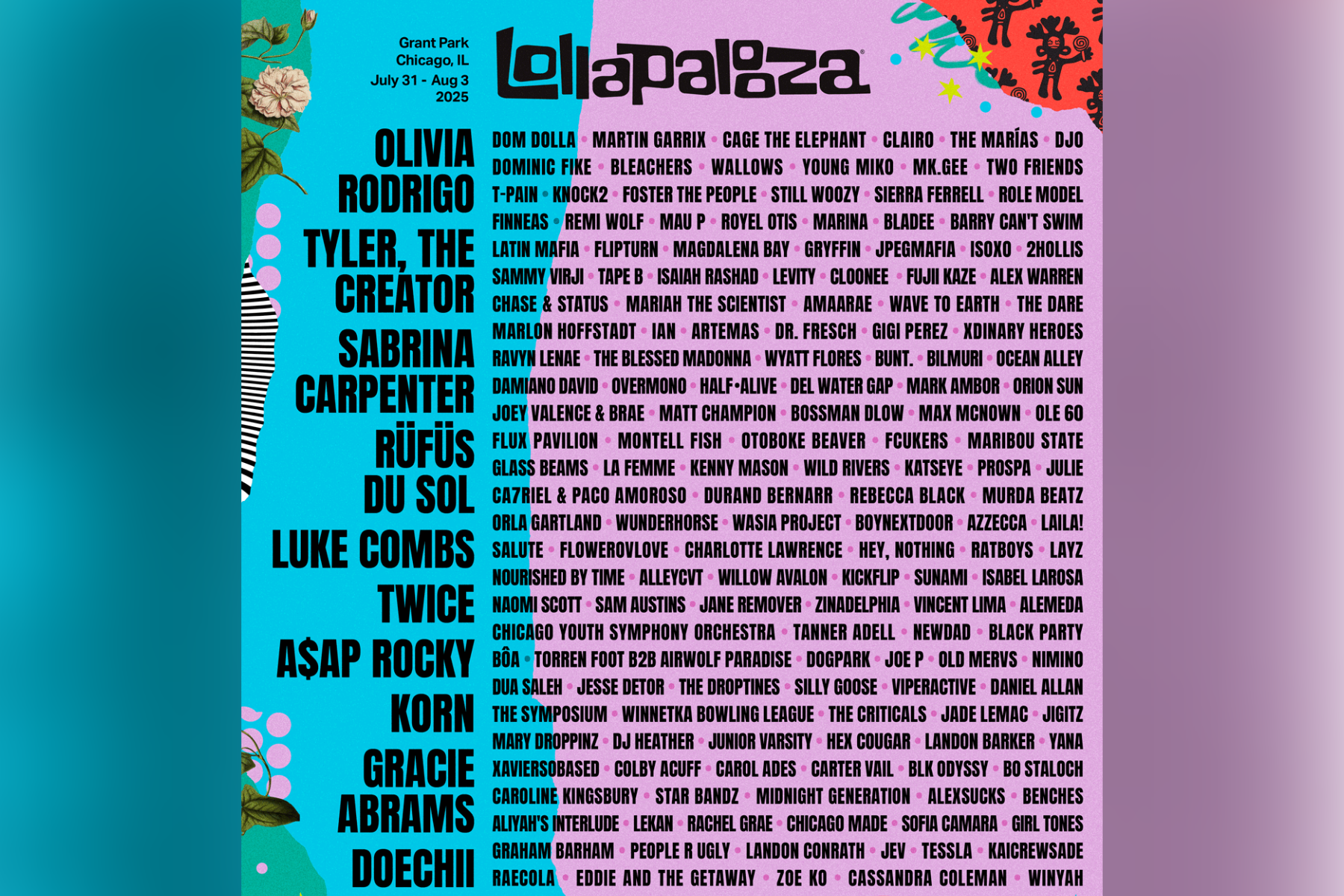 KoRn Announced For Lollapalooza 2025