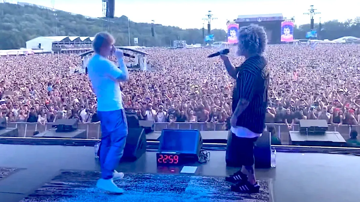 "Fred Sheeran" Duet On "Behind Blue Eyes" Live at Pinkpop 2024