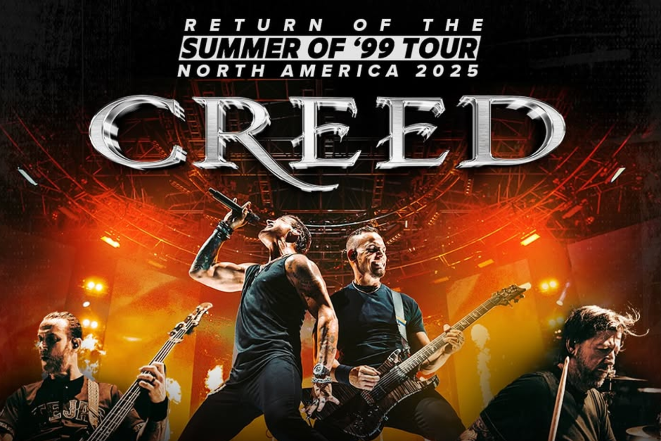 Creed Expands ‘Summer of ’99’ Tour: New 2025 Dates, Tickets & Special Guests
