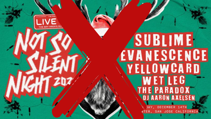 Christmas Is Ruined! 'Not So Silent Night' In San Jose CANCELLED