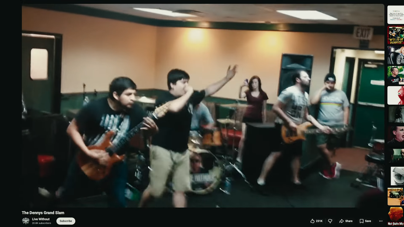 Open Up The Mozz Pit: The "What The Fuck Is Up, Denny's" Band Is Back! (To Sell A Burger.)