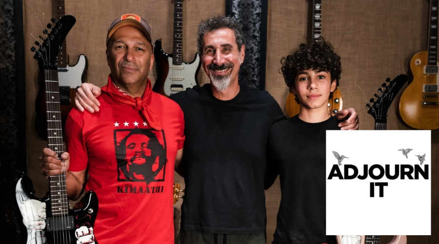 Tom Morello Teams With Serj Tankian and Son Roman Morello for Explosive Protest Anthem “ADJOURN IT”