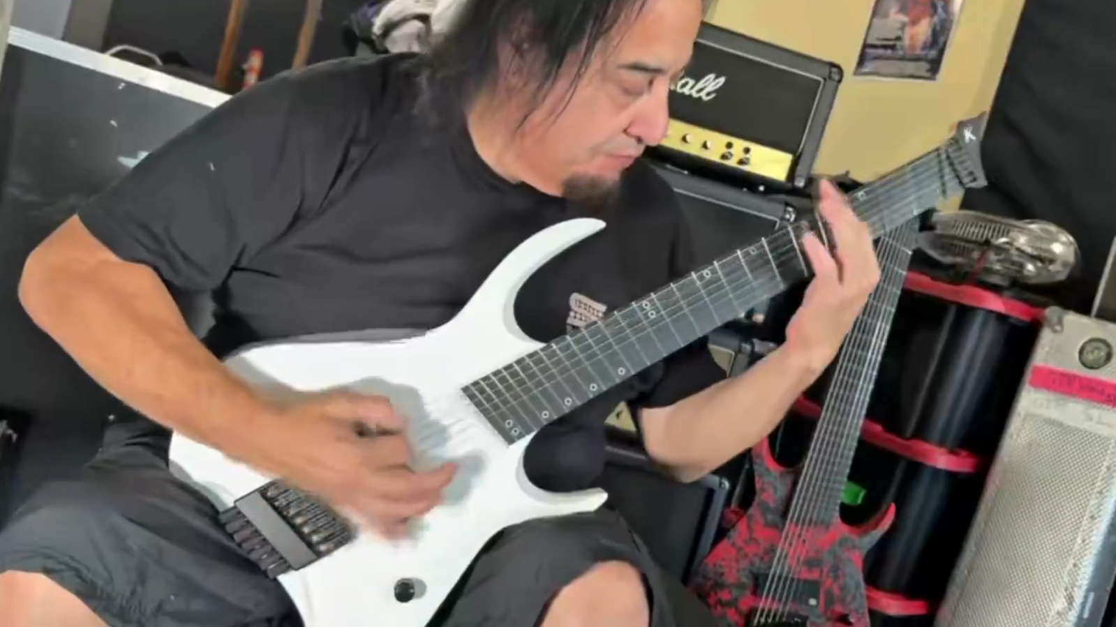 Dino Cazares Rips Through Divine Heresy's "Face Breaker" On Signature Guitar
