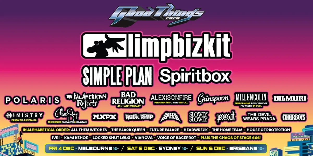 Limp Bizkit To Headline Australia's Good Things Festival This December