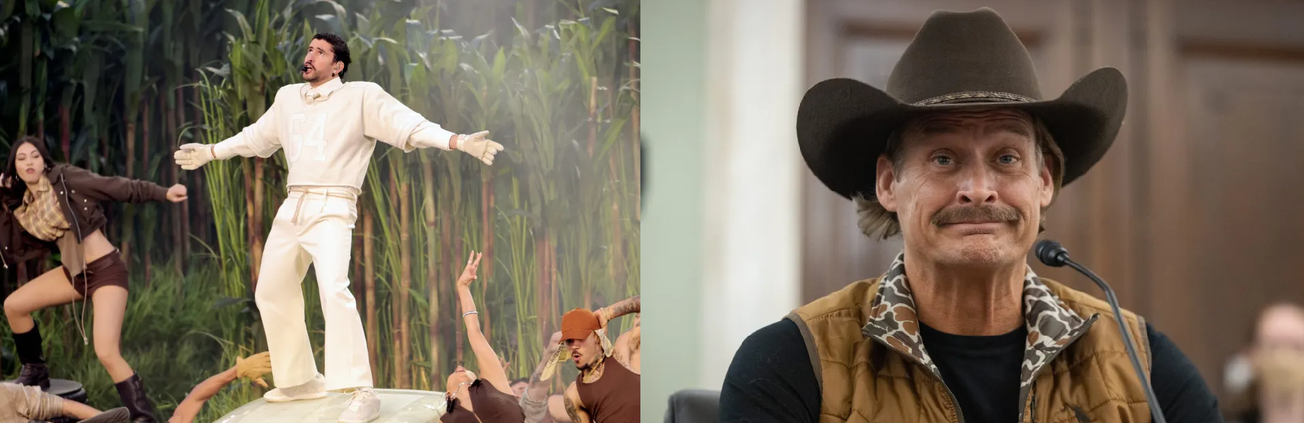 Kid Rock Outdone (Again) By Bad Bunny's Halftime Show At Primetime Emmys
